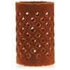 Efalock Metal Rollers Flocked Short Brown 28 mm Pack of