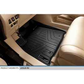 MAXLINER Custom Fit Floor Mats 2 Row Liner Set Compatible with 2013-2015 Lexus RX