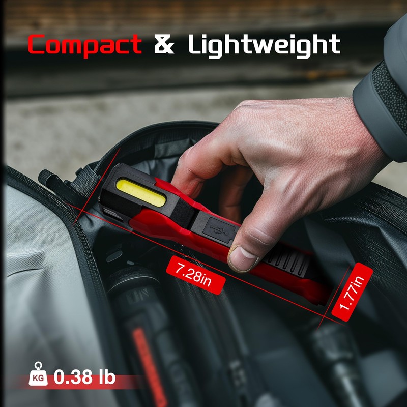 Anhay Rechargeable Work Light, 1200 Lumens LED Work Light with