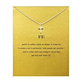 Collar de brújula de la amistad baydurcan con colgante de elefante de la buena suerte, con tarjeta de regalo