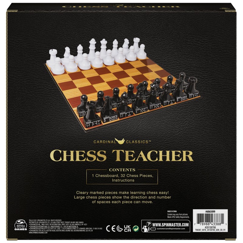 Spin Master Games, Cardinal Classics Chess Teacher, Learn to Play