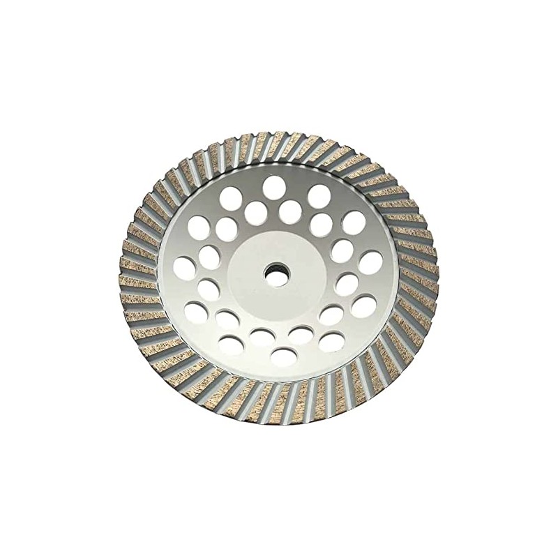 7" Grinding Wheels for Concrete, Granite, and Marble, #80/100 Grit,