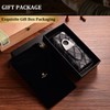 CIGARLOONG Cigar Case Leather Cigar Travel Humidor Hold 3 Tubes