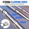 Racewill 6PCS Standing Seam Roof Clamps, Metal Roof Fixing Clamps,