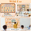 Hippie Orange Bulletin Board Roll Reusable Waterproof Erasable Bulletin Board
