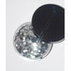 Platinum Biodegradable Chunky Glitter // Karizma Beauty Silver Face Glitter