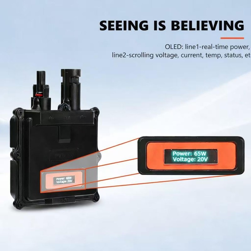 ELEJOY Transportable Solar Device 65W Support PD3.0