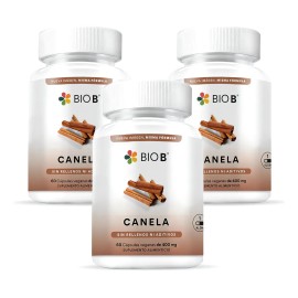 Bio B 3 Pack De 60 Cápsulas Canela