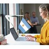 Argentina Desk Flag,12 inch Tall Small Argentinians Indoor Banner,Tiny Printing