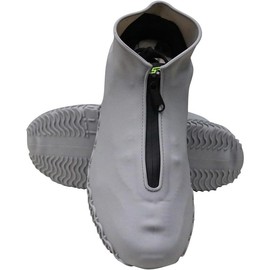 Shoe Covers Waterproof Silicone Rain Overshoes for s Men and Women - Colour: grey, Size: XL (Women 11.5-14, Men 11-14)
