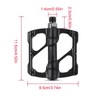 Bikes Pedals - Mountain Bikes Pedals Flat - Dustproof Aluminum