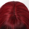 Rojo Vino Pelucas Mujer Dama Larga Ondulada Cabello Natural