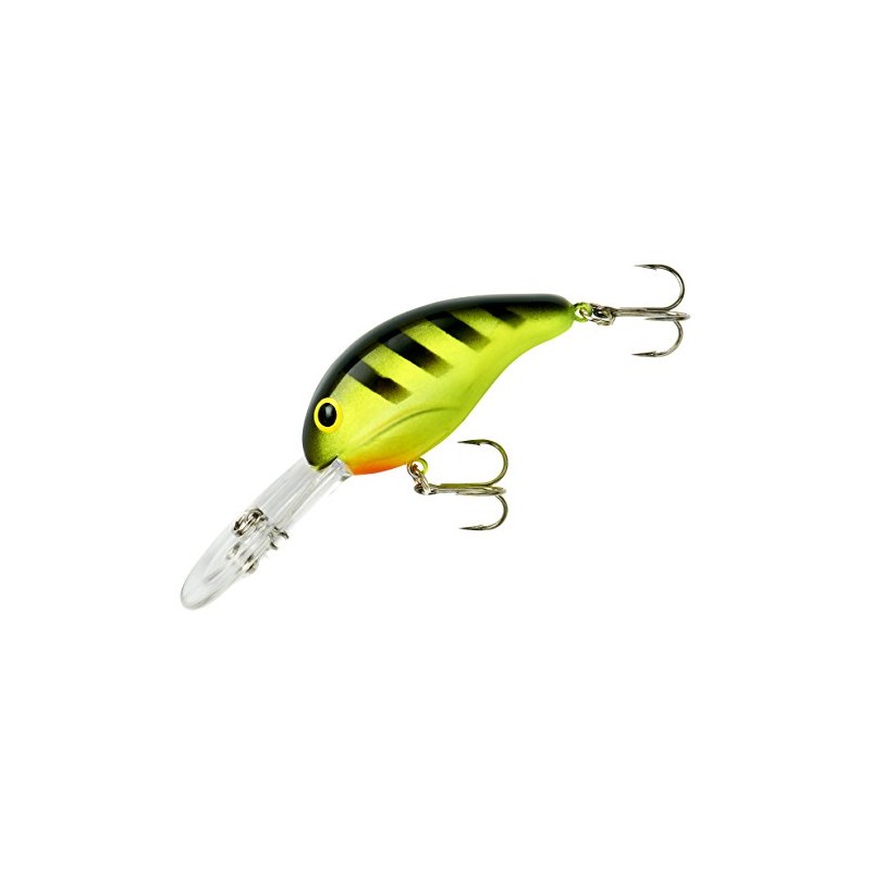 Bandit Series 300 Tackle, Chartreuse Black Stripes, 2"