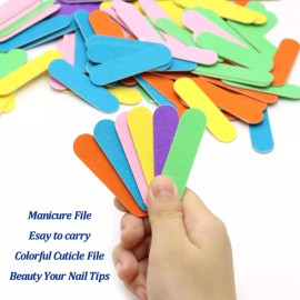 Lucky Day Mini Lima Para Uñas 100 Piezas Colores Variados / Al Azar