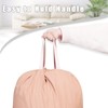 Sanlykate Large Canvas Cotton Laundry Bag with Drawstring & Handles,