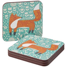 Foraging Fox Coaster Pk4
