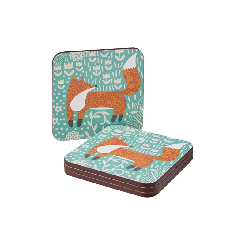 Foraging Fox Coaster Pk4