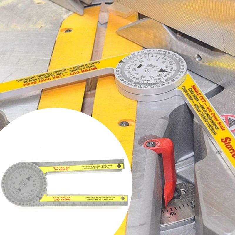 Yuiturt Miter Saw Protractor, 360° Angle Finder Tool, 360 Portable