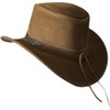 BRANDSLOCK Cowboy Hat Women Men Real Leather Western Style Wide