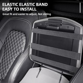 Center Console Cover Fit for 2009-2015 Pilot, Comfortable Armrest Cover Protector Customized Car Accessories, Well-Make PVC Leather Armrest lid Cover for 2009-2015 Pilot （Gray）