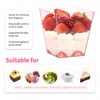 100 Pack 8oz Charcuterie Cups, Appetizer Cups for Dessert Pudding