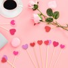 Valentines Day Cocktail Picks 120 Pcs Red Heart Toothpicks Appetizer
