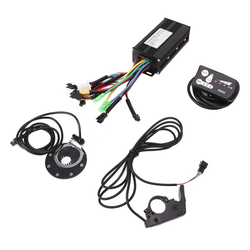 24V 36V 48V Sine Waving Controller Thumb Throttle PAS LED