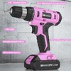 FADAKWALT Cordless Drill Set, 20V Electric Power Drill With Battery
