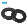 TOP-VIGOR 100Pcs Black Nylon Flat Washers, M6 x 12mm x