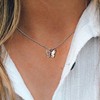 TseenYi Dainty Butterfly Pendant Necklace Choker Dainty Initial Necklace Jewellery