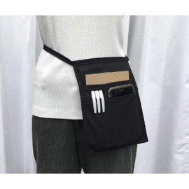 Black(I PAD MINI) heavy duty side or hip apron money pouch Fanny Pack Check out all sizes @ Handmade Janets apron, Waitress Restaurant Bars Cafes Handmade, handheld ultrasound utilit apron