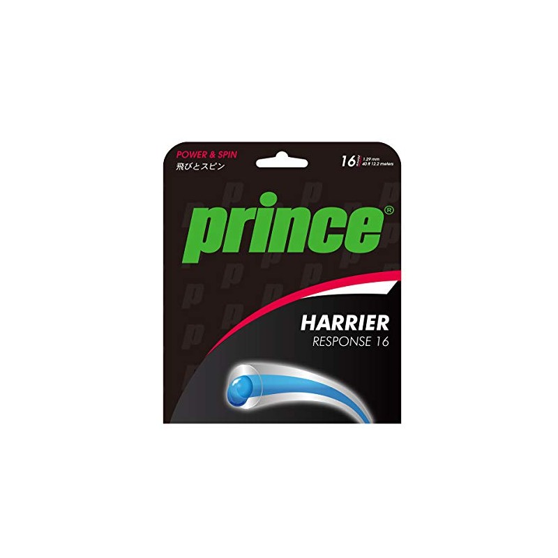 Prince Harrier Response 16 7JJ021 Rigid Tennis Gut Clear Gray