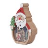 Luminous Christmas Ornament LED Light Emitting Wooden Christmas Decorations Ornaments