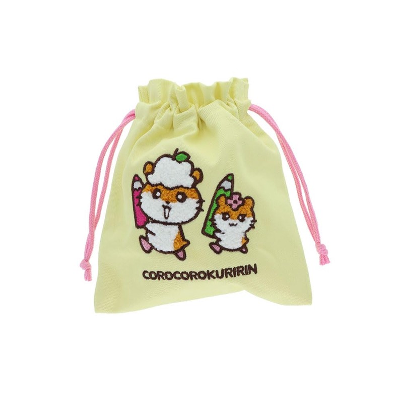 Sun-Star Stationery S2337304 Koroko Krillin Sanrio Characters, Goods, Drawstring Bag,