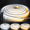 VOEWT LED Strip Lights 16.4ft 110-120V,Dimmable Silicone Neon Rope Lights,Flexible