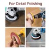 LEONTOOL Sanding Discs 3 Inches 40 Grit Hook and Loop