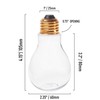 Creative Hobbies® Clear Fillable Plastic Light Bulbs – DIY Crafts,