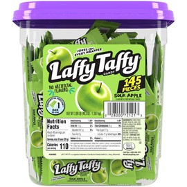 Laffy Taffy Jar, Sour Apple, 145 Count