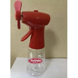 True Value Stay Cool Handheld Water Spray Bottle with Fan, 11 oz Capacity, Battery Operated, Red - Pack of (1)