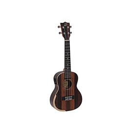 DIMAVERY UK-800 Concert Ukulele Ebony | Concert Ukulele with Pickup