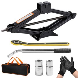 Gato Hidráulico para Auto 3 Toneladas con Llave y Estuche | Gatos Hidráulicos para Auto, Gato para Auto de Patin 3t, Kit de Herramientas para Camioneta, Acero de Alta Resistencia