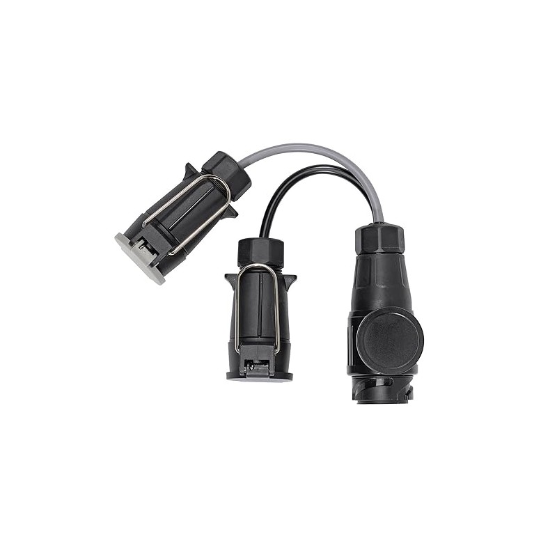 Draper 99661 13-Pin Euro to 7-Pin N-Type Converter, Black
