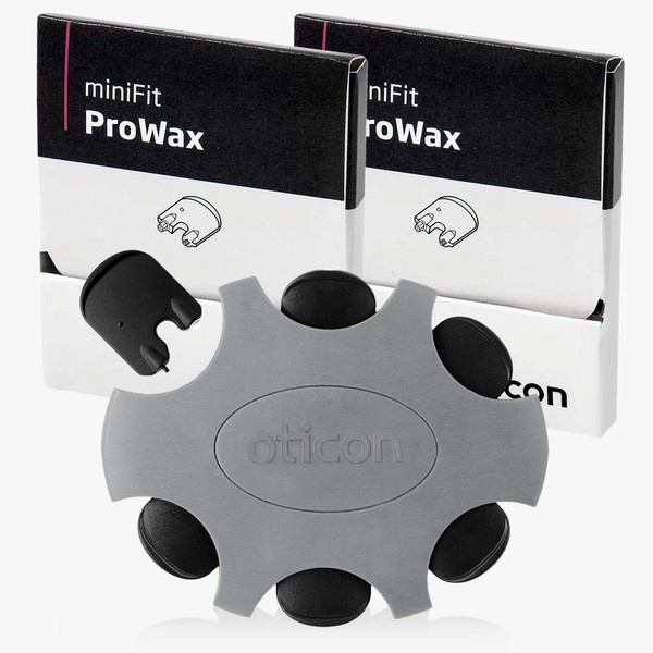 Authentic Oticon Minifit ProWax Guards, OEM for Oticon Aids, Denmark