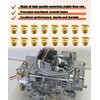 Carburetor Main Jet Kits (Thread size: 1/4"-32) compatible with Holley