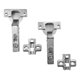 HAFELE 110 Degree Kitchen Cabinet Cupboard Soft Close Door Hinge Full Overlay with Straight Hydraulic Cushioning, Pack of 2