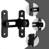 Luckious 90 Degree Flip Sliding Barn Door Lock - Stainless