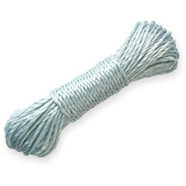 Lizzy Washing Line Rope | Reusable Heavy Duty Clothes lines Outdoor Laundry Garden Airer (Blue, 20M)