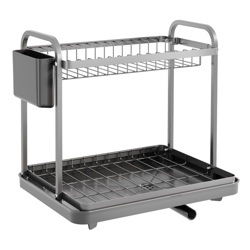 Sakugi 2-Tier Dish Drying Rack - Stainless Steel Dish Rack