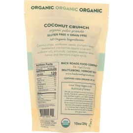 BACK ROADS Organic Coconut Crunch Granola, 10 OZ
