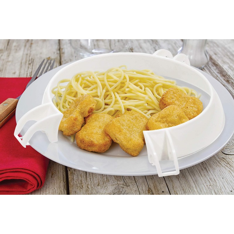 Aidapt None Slip Plate Guard Surround Eating Aid With Clips